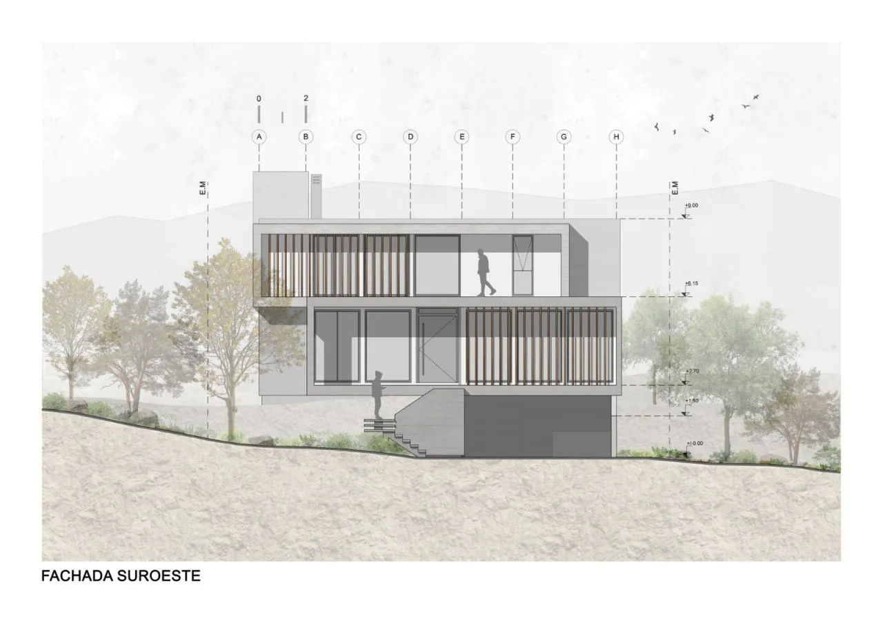 BIM Architecture | Houses in the Arena/Pablo SenMartin