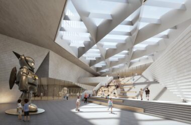 BIM Architecture: Longhua Two Hearts and One Pavilion at Shenzhen Key City Cultural Space by AG Huichuang-BIM WORLD