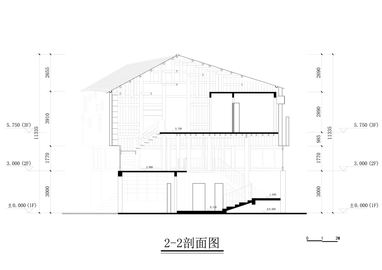 BIM Architecture | Guiliu Yangzhai/Nameless Construction Society Architectural Firm