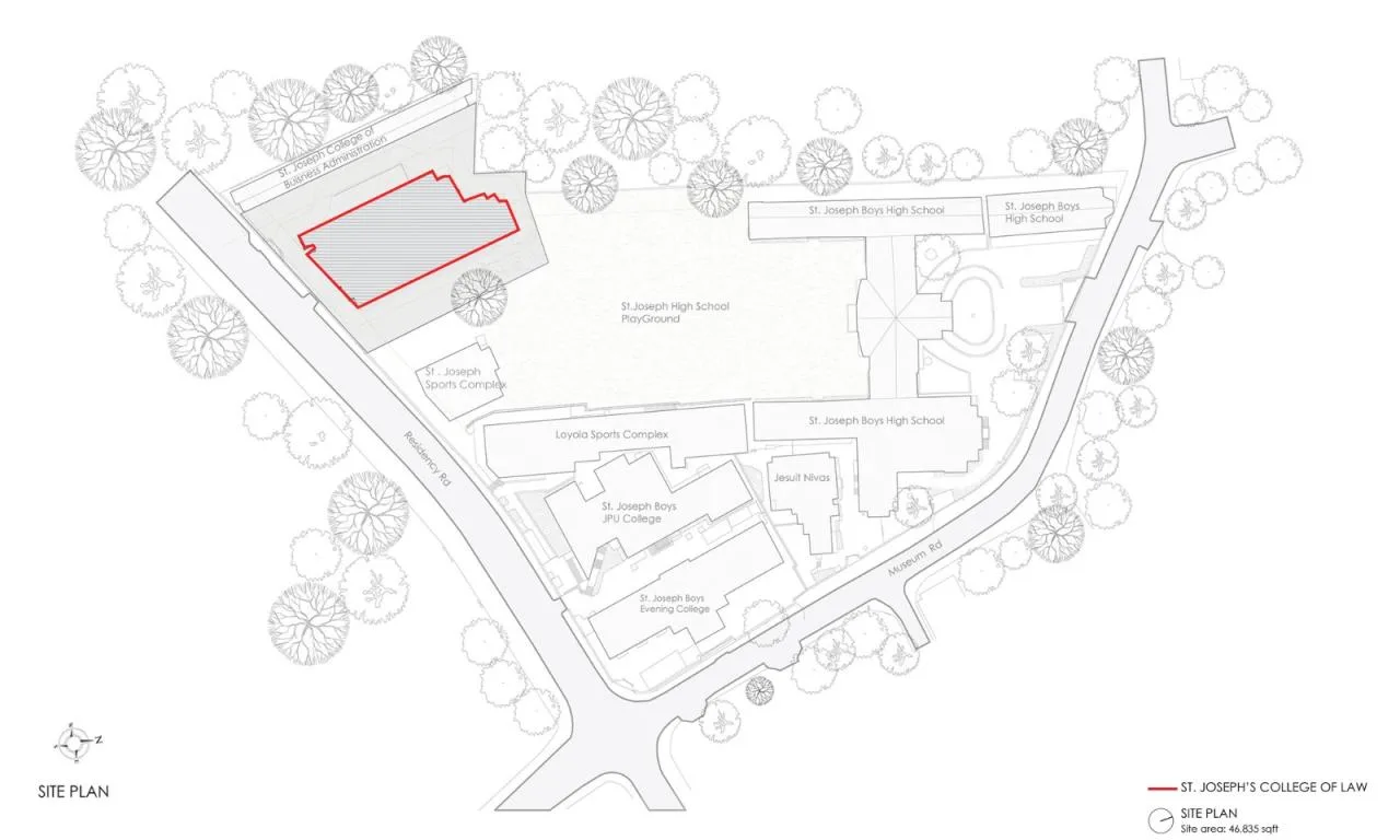 BIM Architecture | St. Joseph's Law School Bangalore/BetweenSpaces