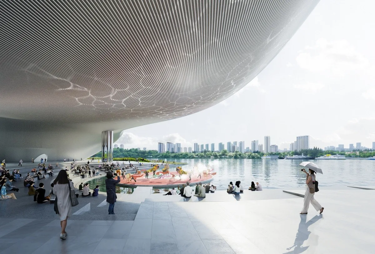 BIM Architecture | Building to Repair Damaged Sites: Yichang Grand Theater Winning Bid Deepening Plan/OPEN
