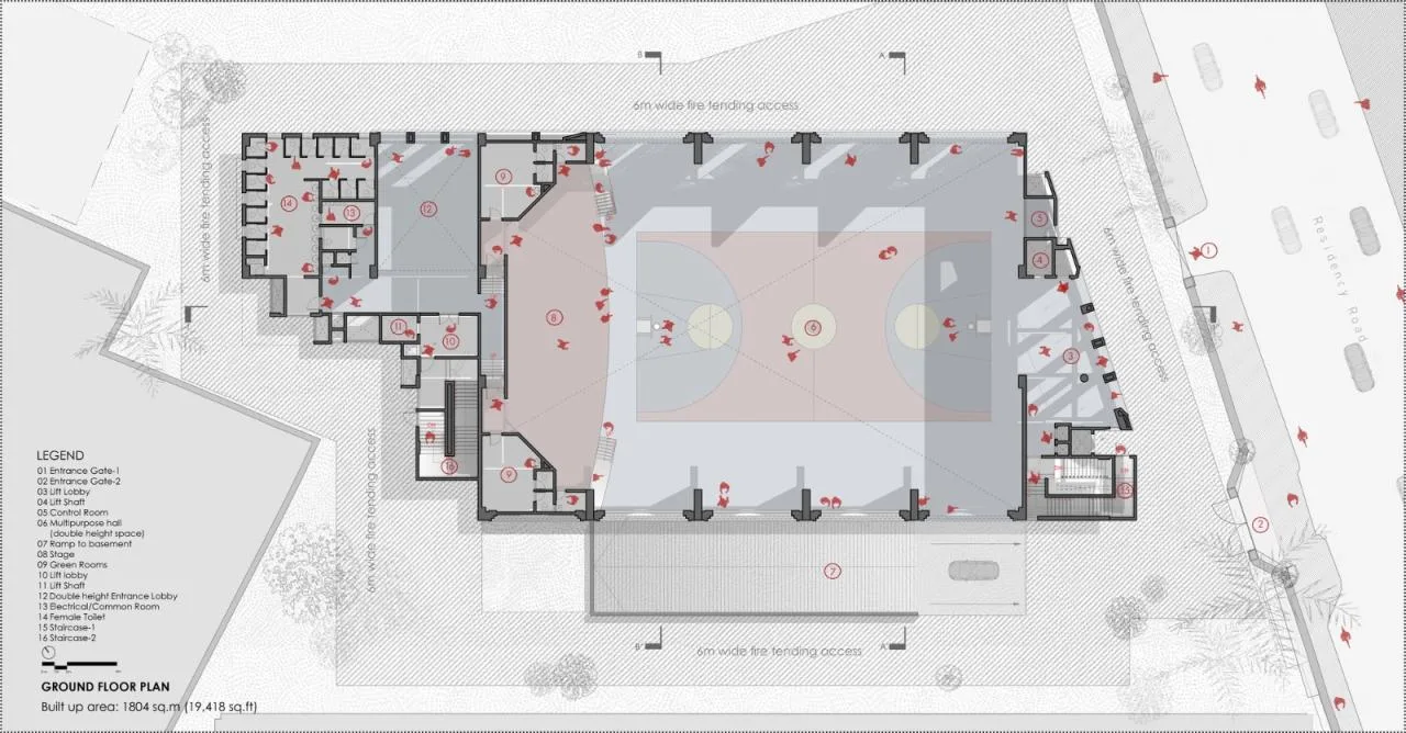 BIM Architecture | St. Joseph's Law School Bangalore/BetweenSpaces