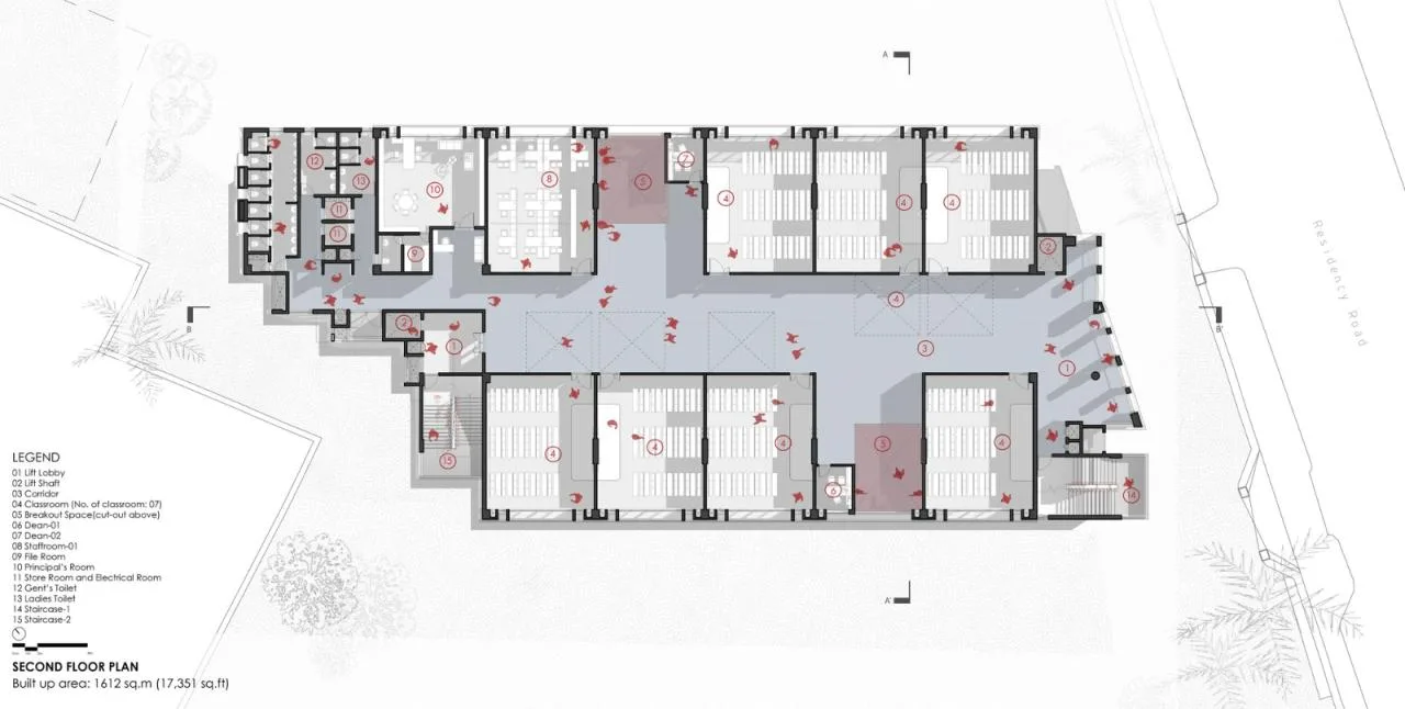 BIM Architecture | St. Joseph's Law School Bangalore/BetweenSpaces