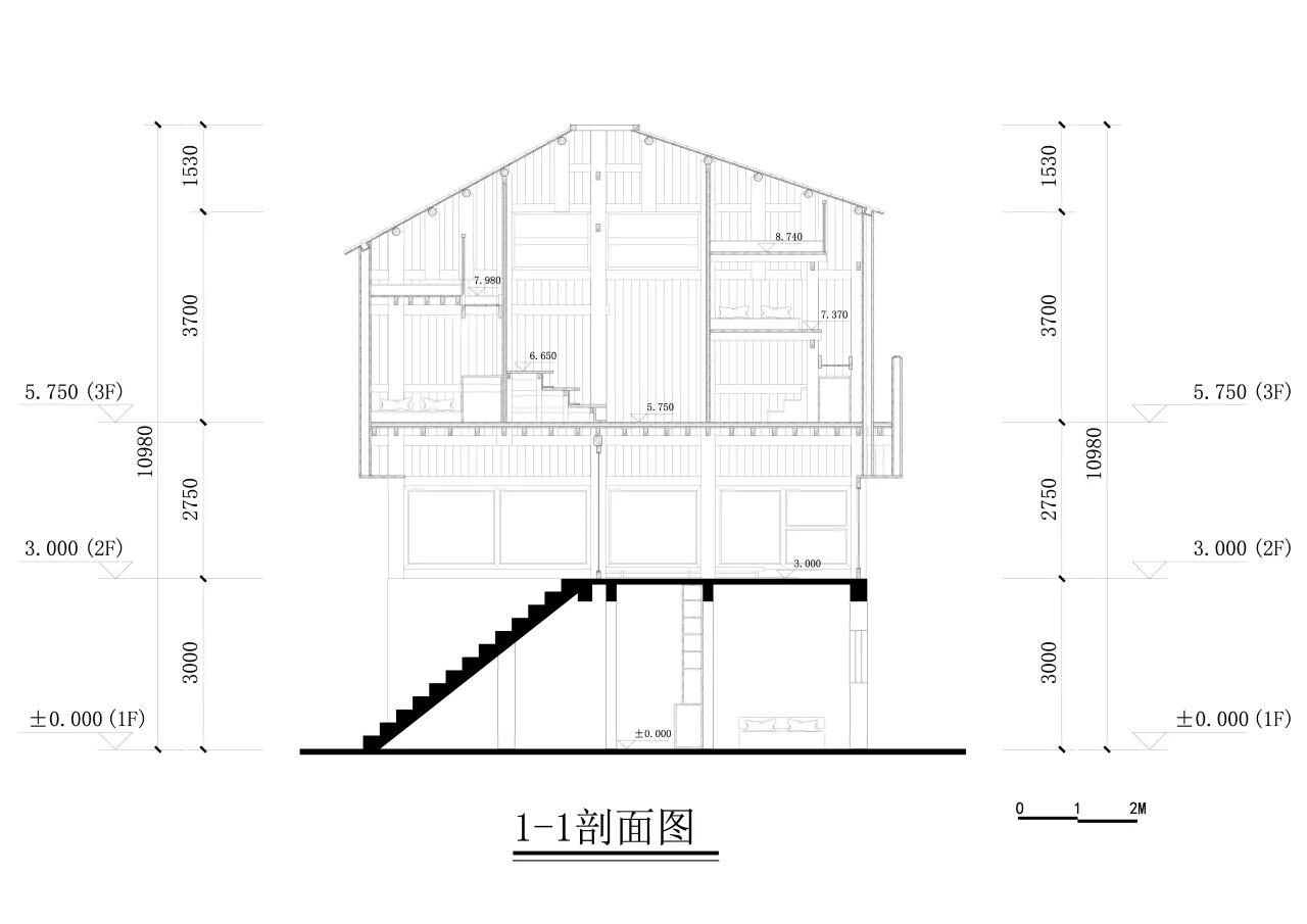 BIM Architecture | Guiliu Yangzhai/Nameless Construction Society Architectural Firm