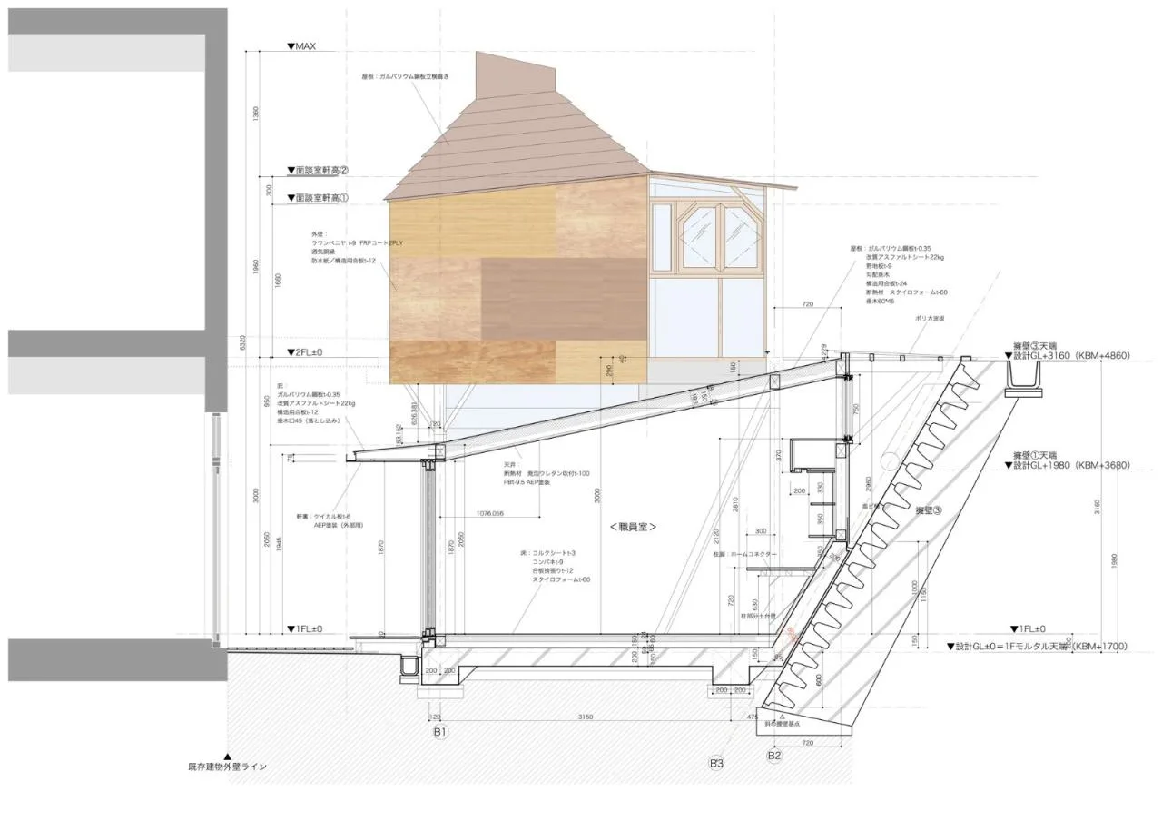 BIM architecture | Resolving dead ends, mountain conservation park renovation and expansion/Jicun Zhenji Architectural Planning Firm | MYAO
