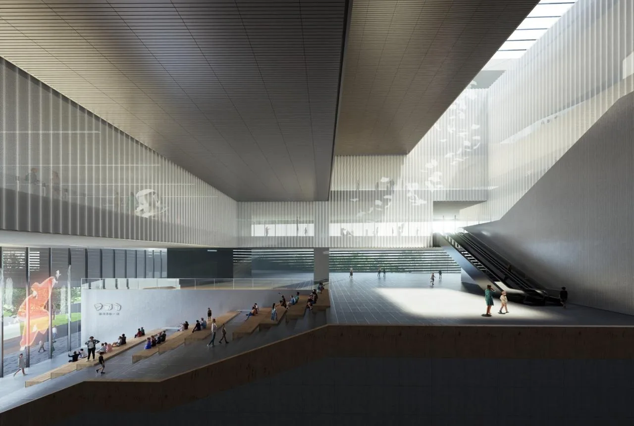 BIM Architecture | Shenzhen Key City Cultural Space: Longhua Two Hearts and One Pavilion/AG Huichuang