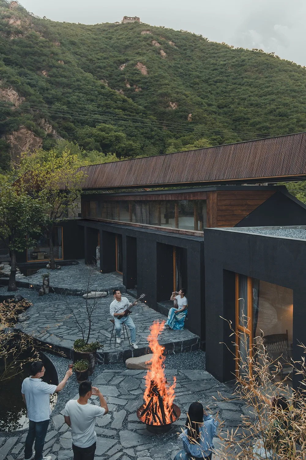 BIM Architecture | Xiaoxi Homestay: Chaos is Staircase/Large Building Materials