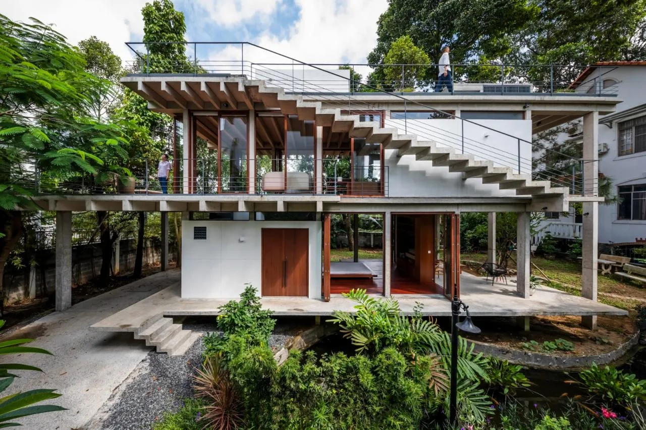 BIM Architecture | Floating Residence/Sanuki Daisuke Architects