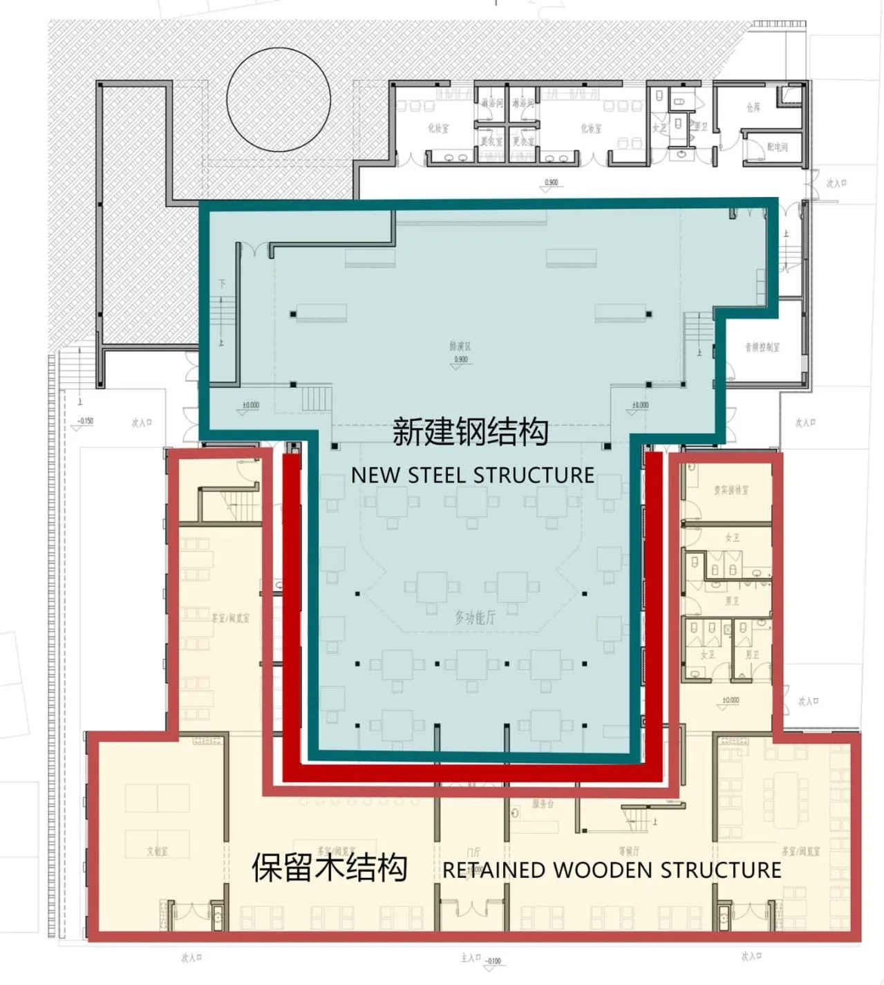 BIM Architecture | Jianghuai Small Theater/School of Architecture, Southeast University