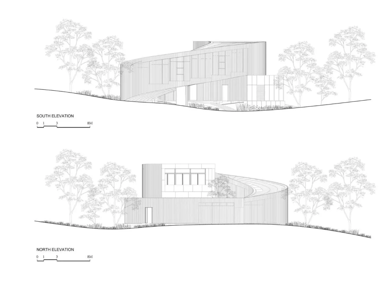 BIM Architecture | Dashahe Ecological Corridor Circular Tree House/Yishu Architecture Studio