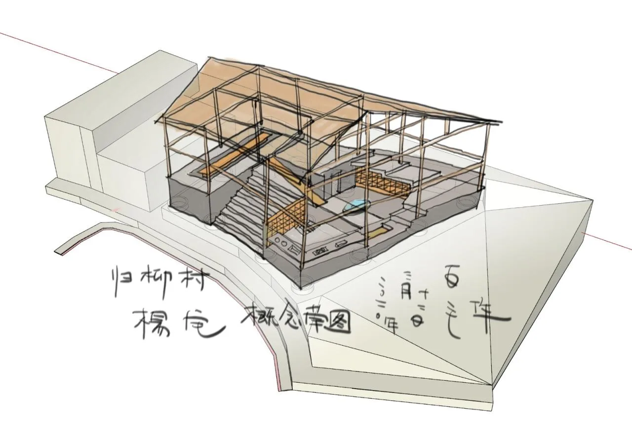 BIM Architecture | Guiliu Yangzhai/Nameless Construction Society Architectural Firm