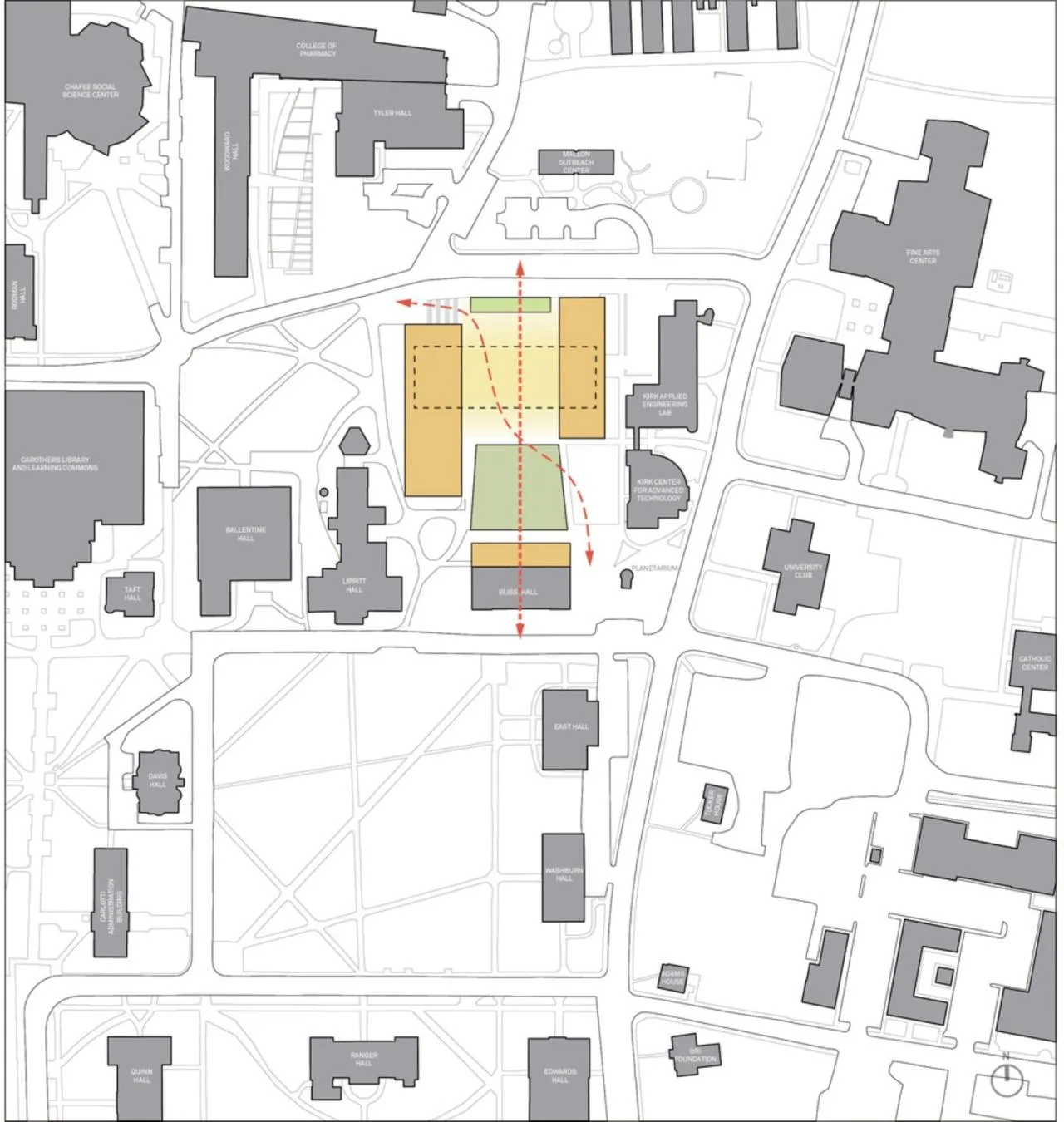 BIM Architecture | Fascitelli Advanced Engineering Center/Ballinger