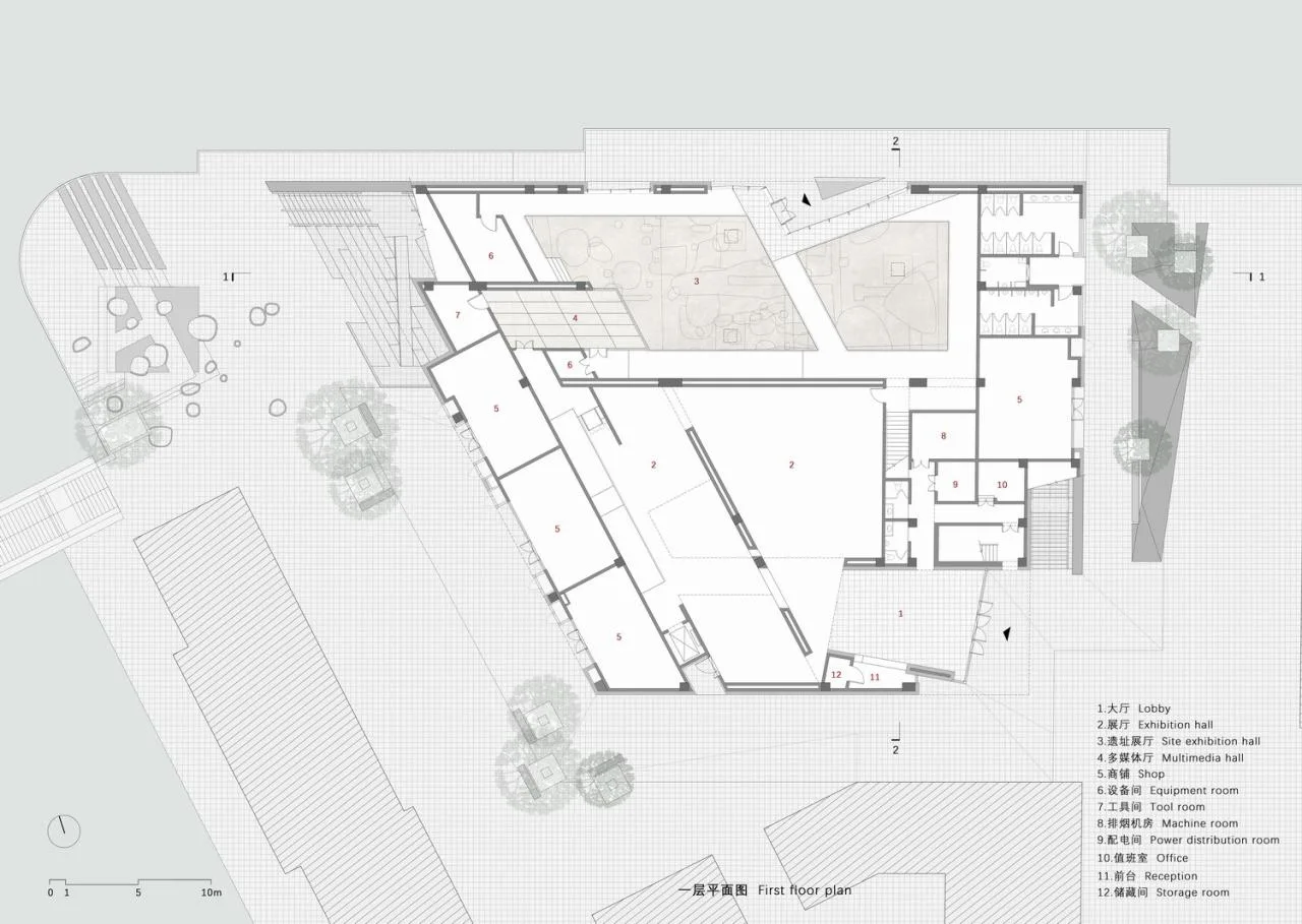 BIM Architecture | Wuxi Meili Site Museum/Institute of Chinese History+Shanghai Zhongsen Jieding Design Studio
