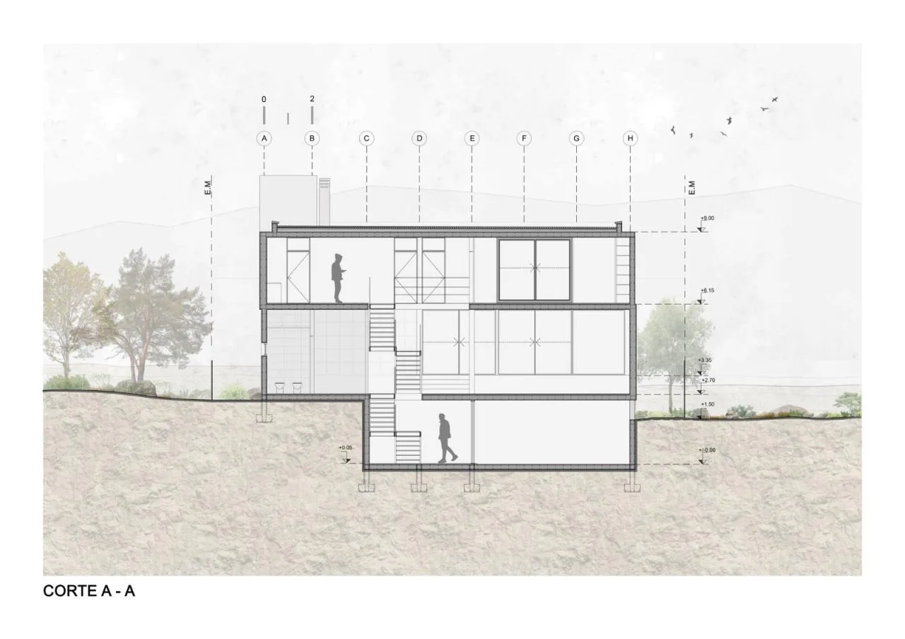 BIM Architecture | Houses in the Arena/Pablo SenMartin