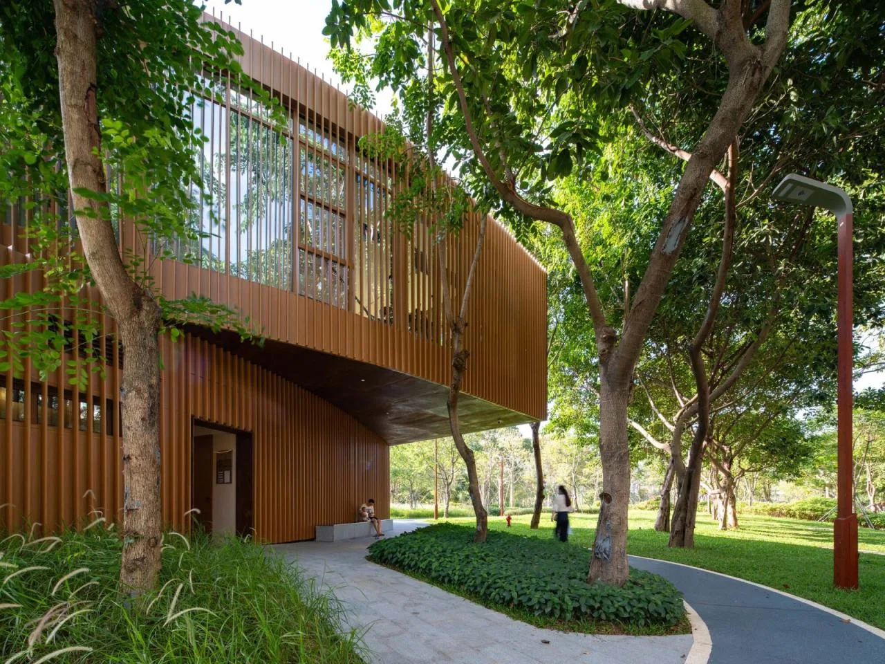 BIM Architecture | Dashahe Ecological Corridor Circular Tree House/Yishu Architecture Studio