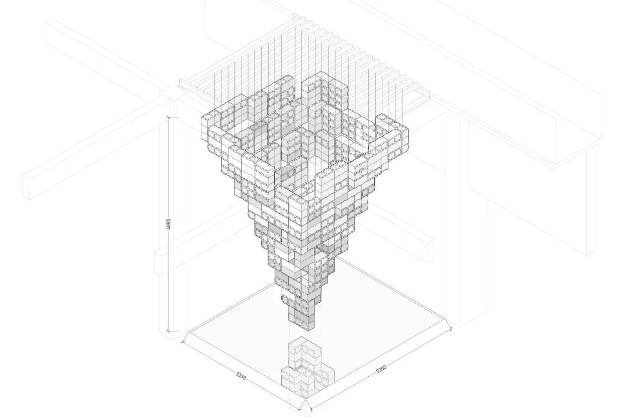 BIM Architecture | Reverse Construction: Mushroom Brick Pyramid/Lu Yichen, Link Arc Architecture Firm