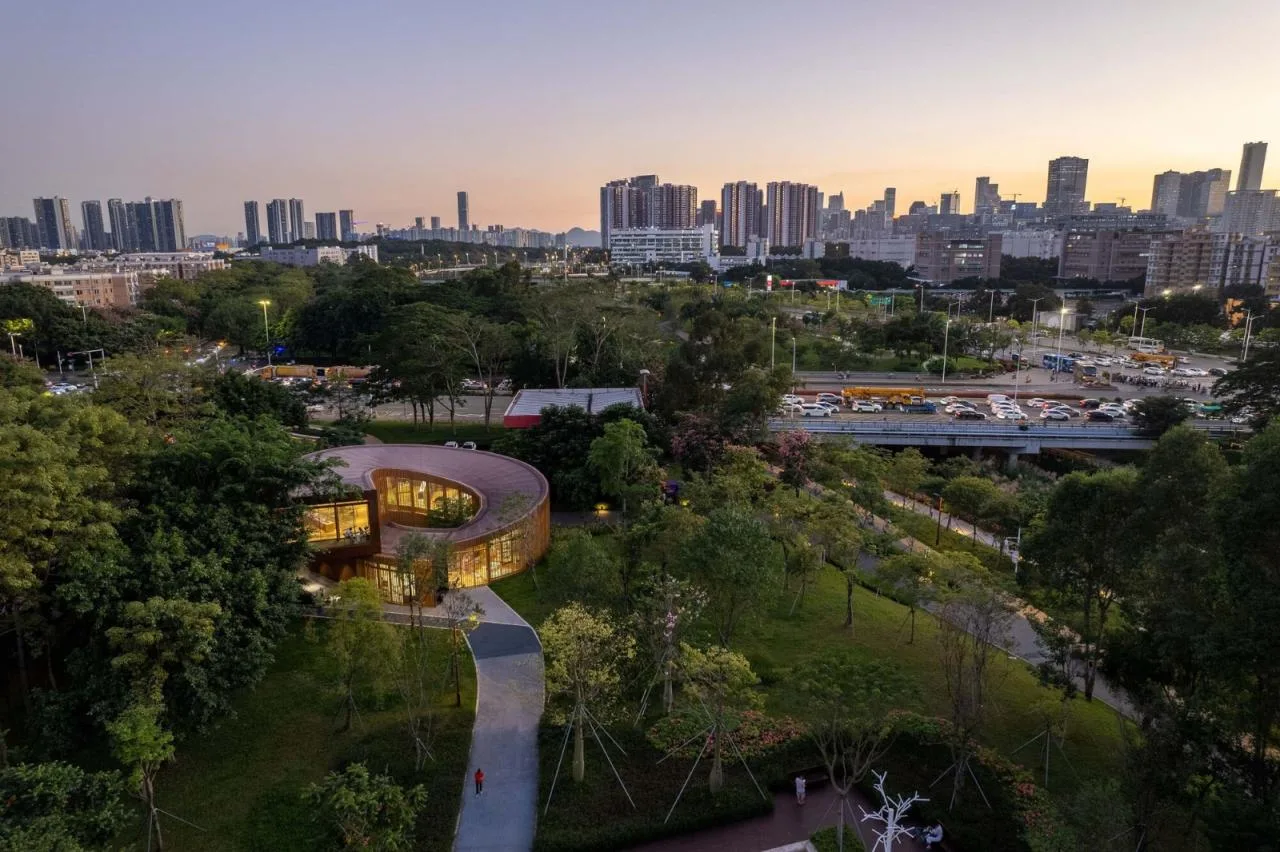 BIM Architecture | Dashahe Ecological Corridor Circular Tree House/Yishu Architecture Studio
