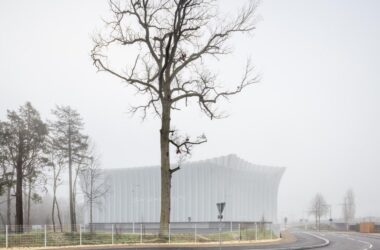 BIM Architecture: Transparent Facade of CO'Met Sports Center by CMA, FMS, and Populus-BIM WORLD