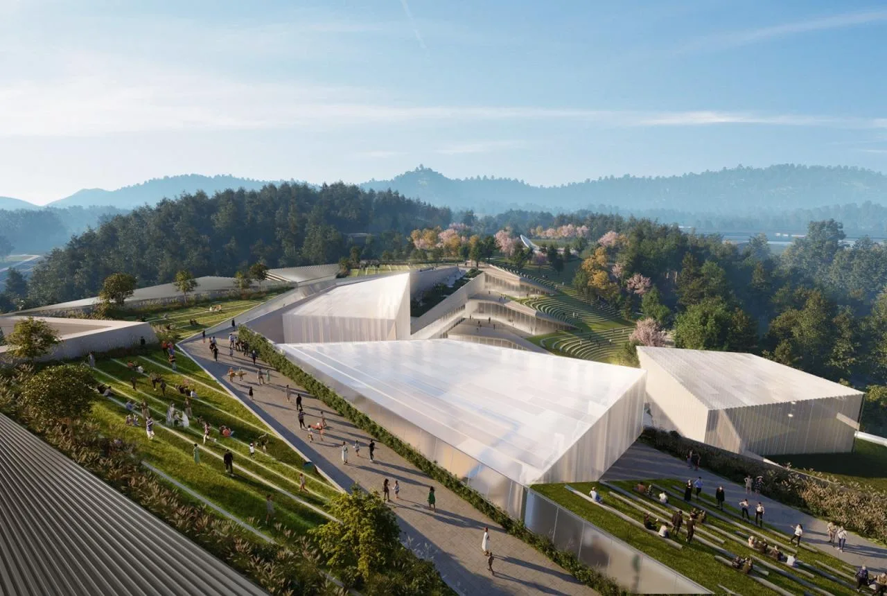 BIM Architecture | Shenzhen Key City Cultural Space: Longhua Two Hearts and One Pavilion/AG Huichuang