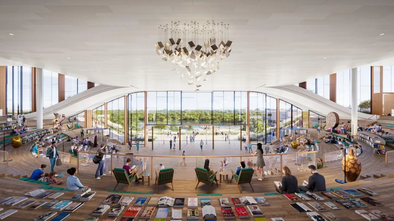 BIM Architecture | New Community Library Solution in the United States/Heatherwick Studio