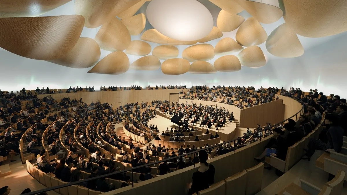 BIM Architecture | Building to Repair Damaged Sites: Yichang Grand Theater Winning Bid Deepening Plan/OPEN