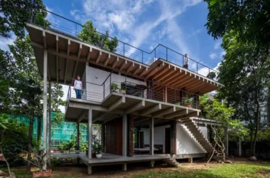 BIM Architecture: Floating Residence by Sanuki Daisuke Architects-BIM WORLD