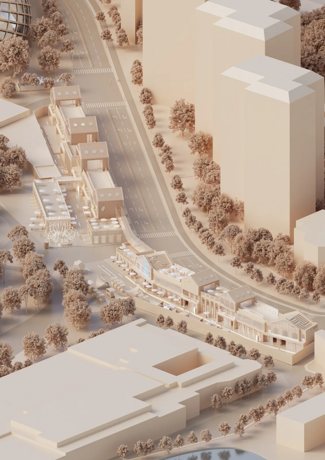 Exploration of BIM Architecture | DT Park West Street Digital Twin Commercial Street Renewal Plan/UUA Architectural Firm