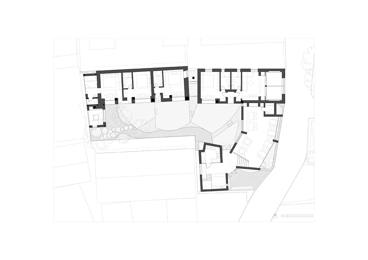 BIM Architecture | Xiaoxi Homestay: Chaos is Staircase/Large Building Materials