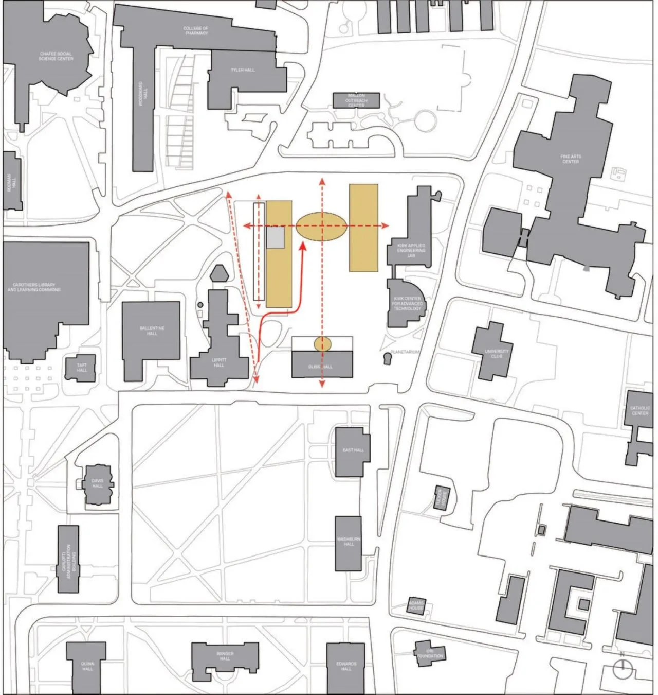 BIM Architecture | Fascitelli Advanced Engineering Center/Ballinger