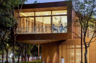 BIM Architecture: Dashahe Ecological Corridor Circular Tree House by Yishu Architecture Studio-BIM WORLD