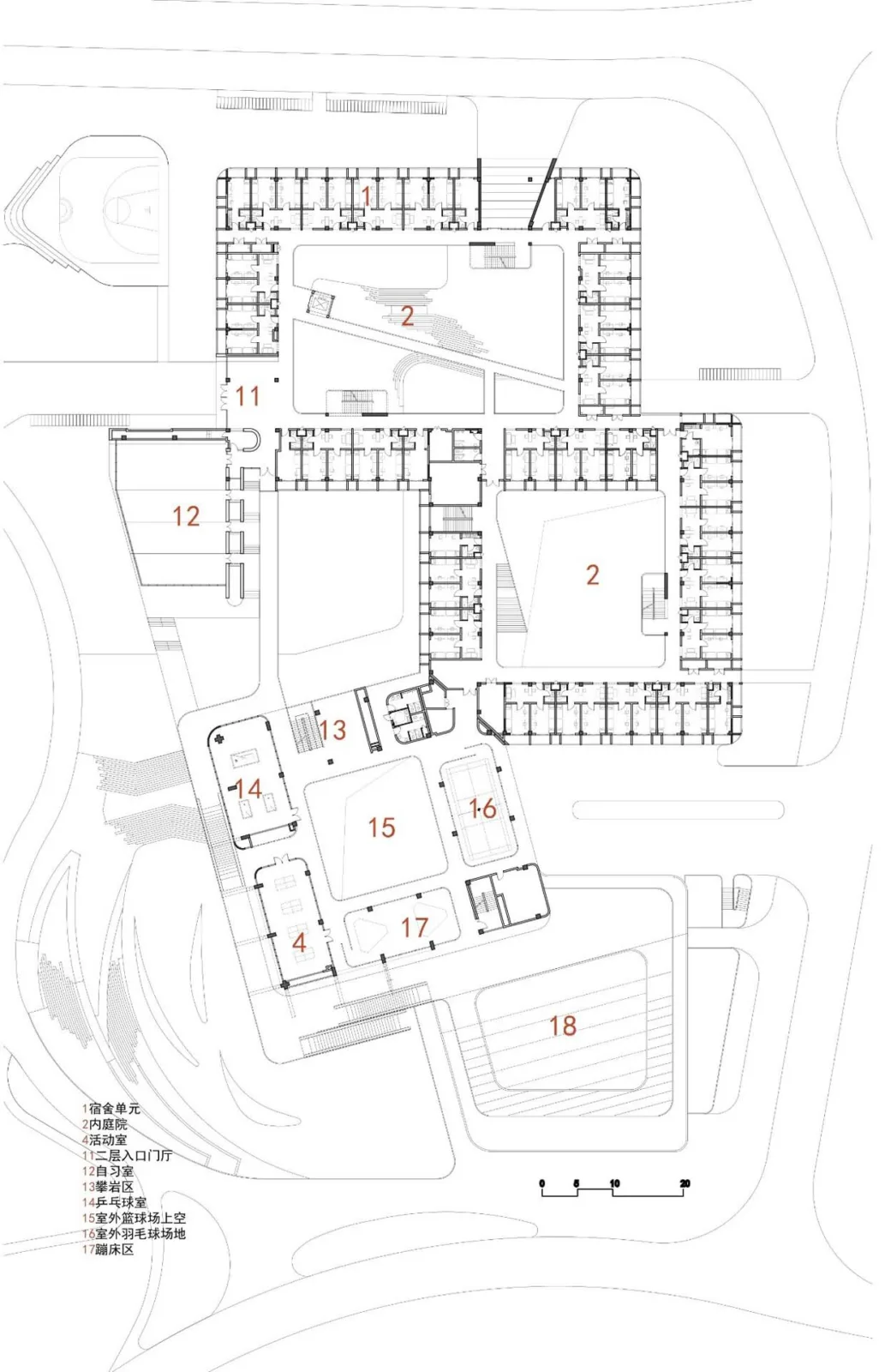 BIM Architecture | Yangtze River Delta Research Institute of University of Electronic Science and Technology of China (Quzhou) · Life Center/Tongji Institute Sifang Institute Innovation Design Center