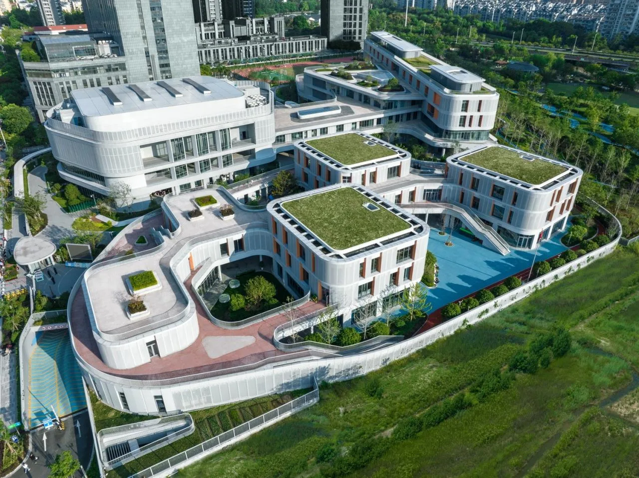 BIM Architecture | Connected Boundless Activity Space: Jianghui Branch of Dongfang County Kindergarten in Binjiang District, Hangzhou/Zhejiang University Architectural Design and Research Institute Co., Ltd
