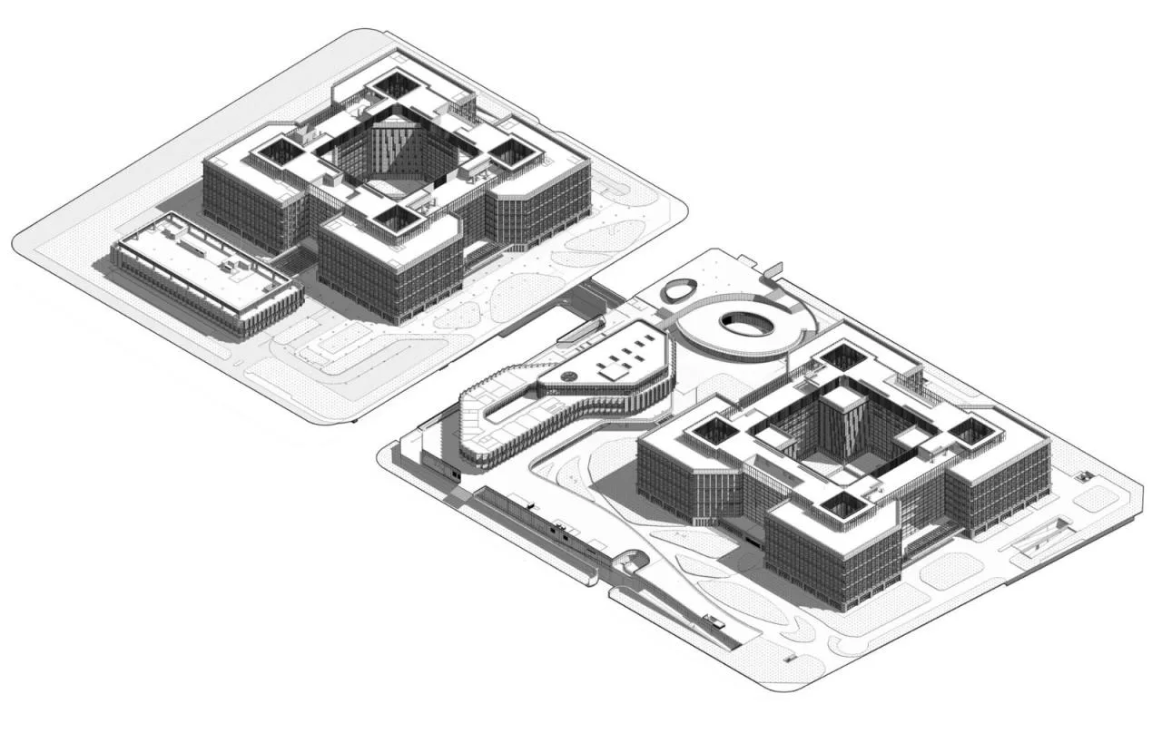 BIM Architecture | Hikvision Chengdu Science and Technology Park/East China Architectural Design and Research Institute