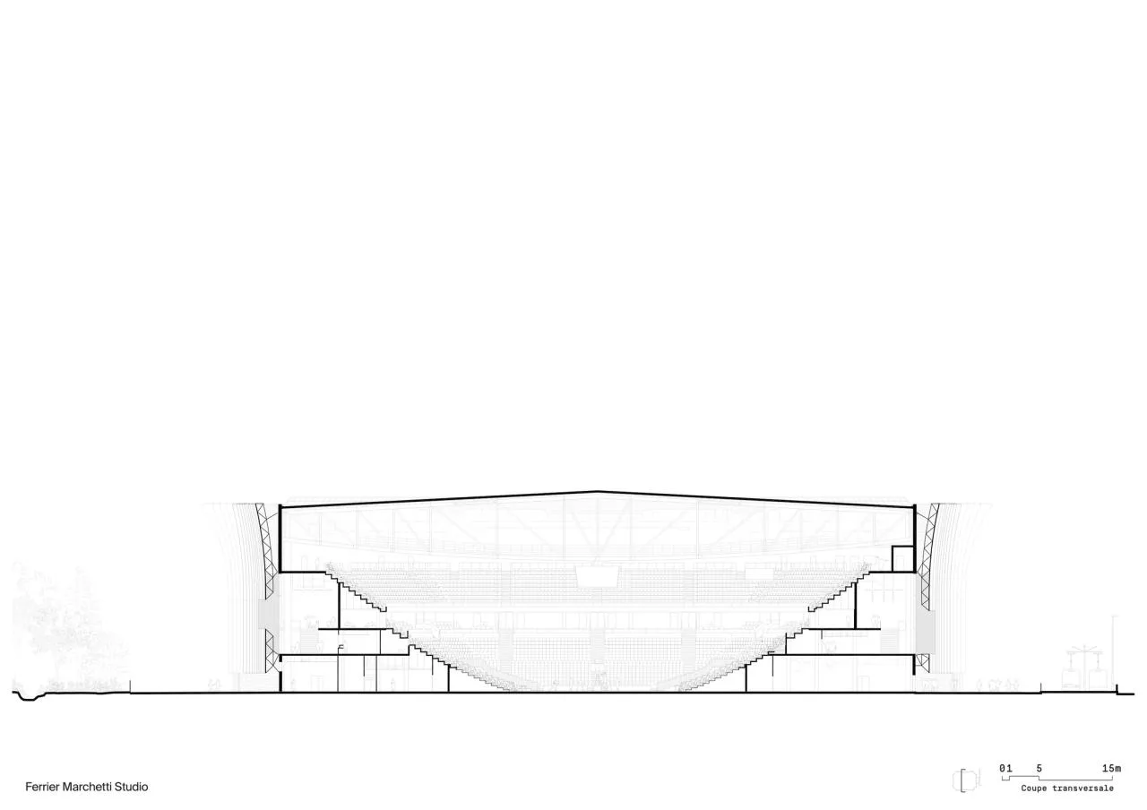 BIM Architecture | Transparent 'Coat', CO'Met Sports Center/CMA+FMS+Populus