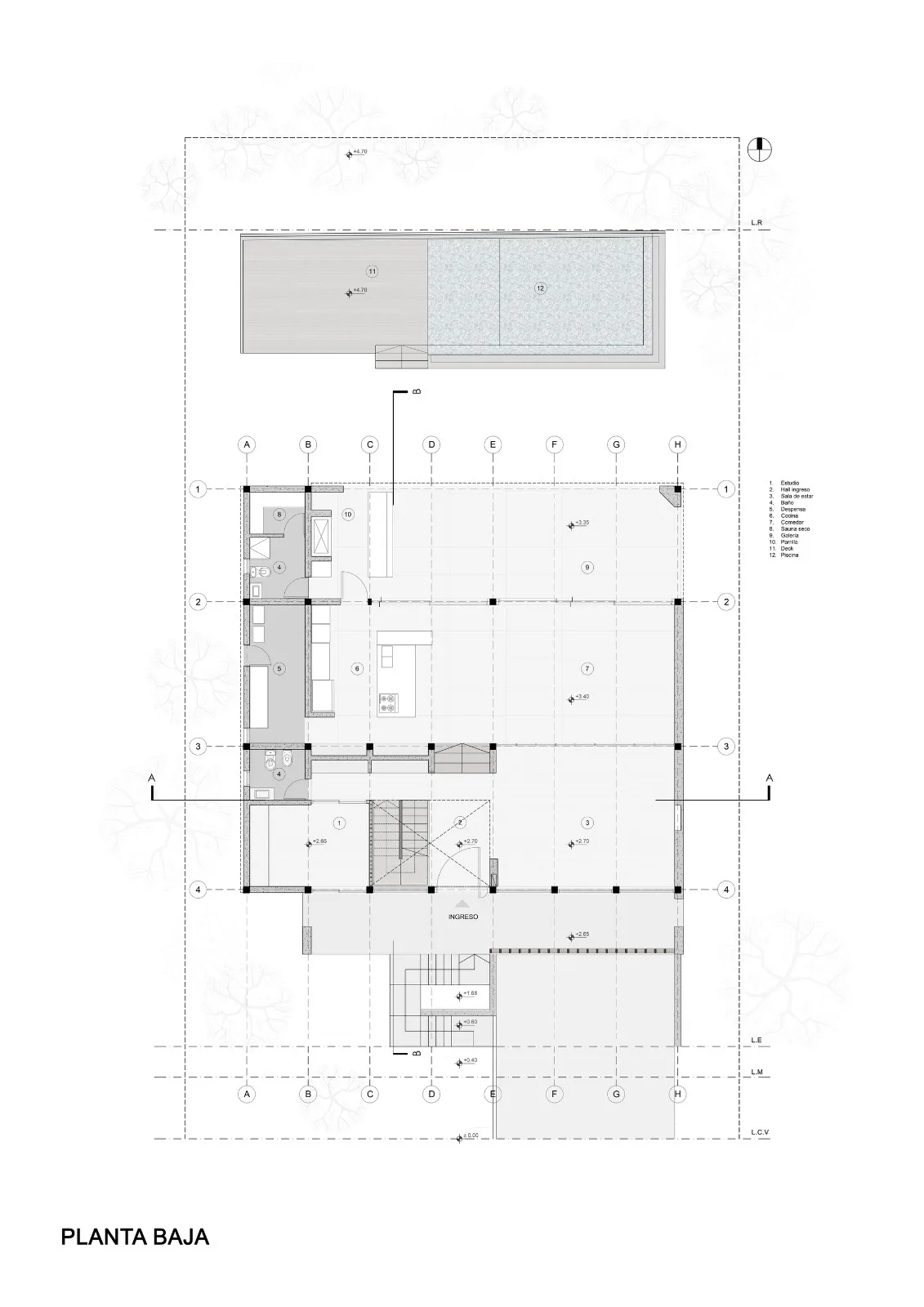 BIM Architecture | Houses in the Arena/Pablo SenMartin