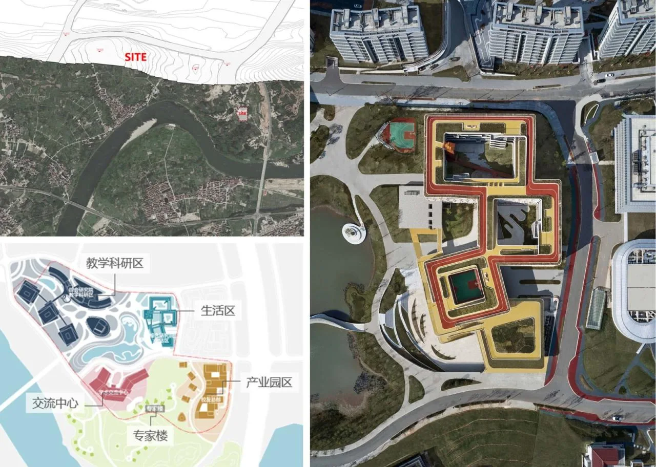BIM Architecture | Yangtze River Delta Research Institute of University of Electronic Science and Technology of China (Quzhou) · Life Center/Tongji Institute Sifang Institute Innovation Design Center