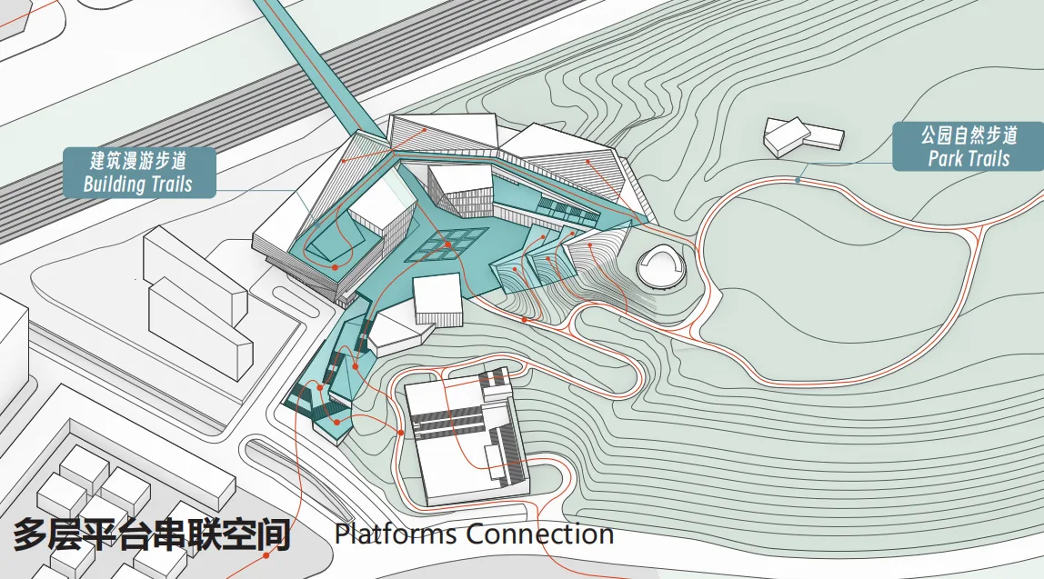 BIM Architecture | Shenzhen Key City Cultural Space: Longhua Two Hearts and One Pavilion/AG Huichuang