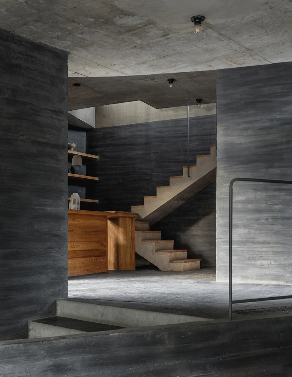 BIM Architecture | Xiaoxi Homestay: Chaos is Staircase/Large Building Materials