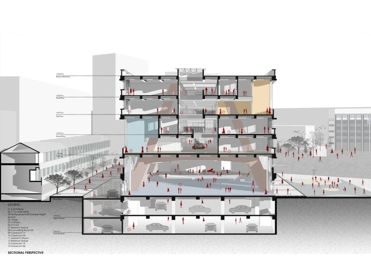 BIM Architecture | St. Joseph's Law School Bangalore/BetweenSpaces