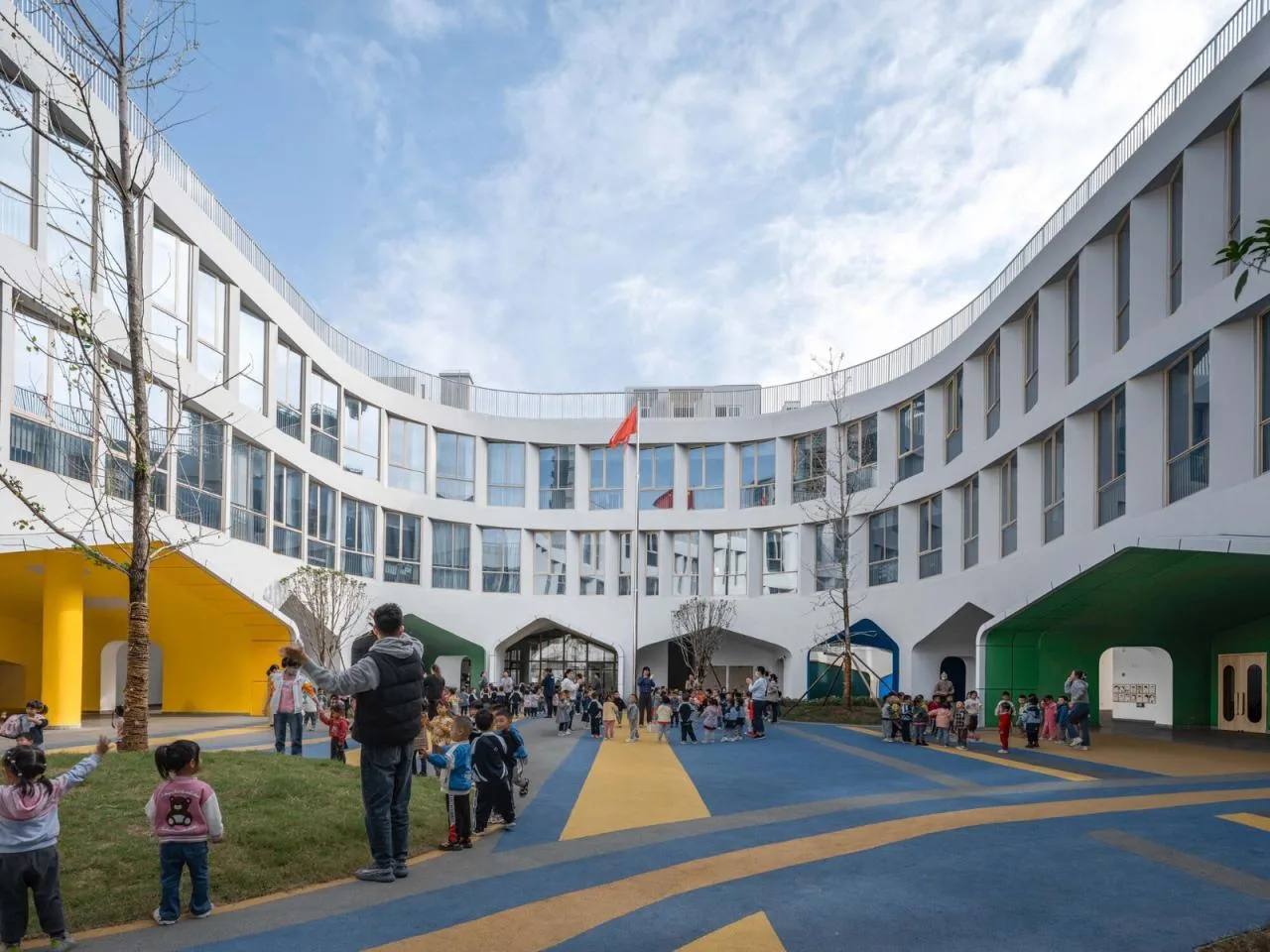 BIM Architecture | Quzhou Kecheng District Teacher Kindergarten/01 City