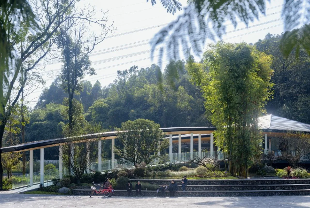 BIM Architecture | Interpretation of Bamboo Culture Imagery: Chongzhou Zhuyi Village Tourist Center/Xiaoyin Architecture