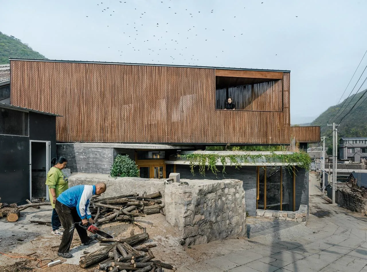 BIM Architecture | Xiaoxi Homestay: Chaos is Staircase/Large Building Materials