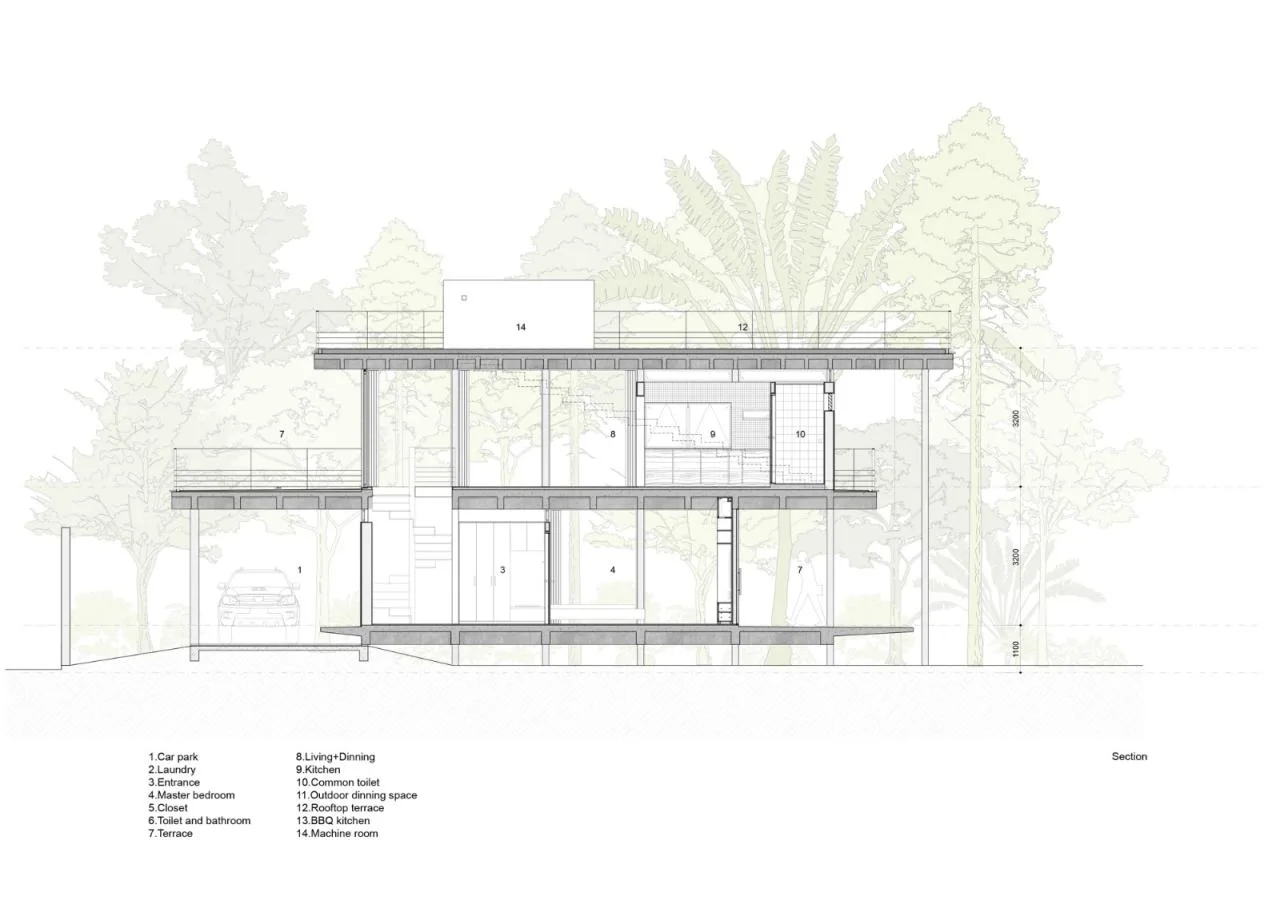 BIM Architecture | Floating Residence/Sanuki Daisuke Architects