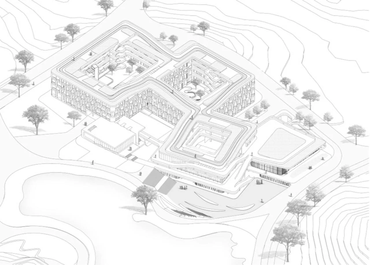 BIM Architecture | Yangtze River Delta Research Institute of University of Electronic Science and Technology of China (Quzhou) · Life Center/Tongji Institute Sifang Institute Innovation Design Center