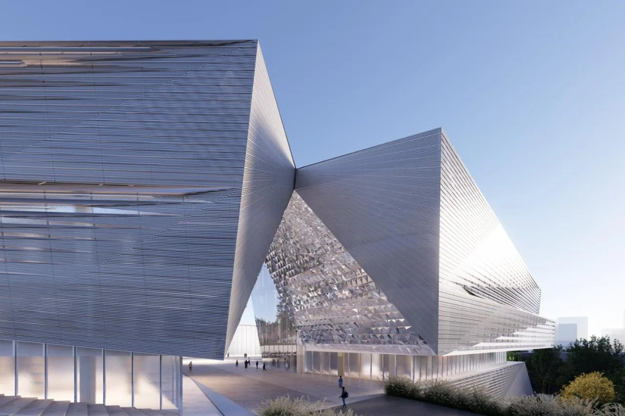 BIM Architecture | Shenzhen Key City Cultural Space: Longhua Two Hearts and One Pavilion/AG Huichuang
