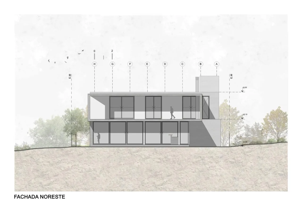 BIM Architecture | Houses in the Arena/Pablo SenMartin