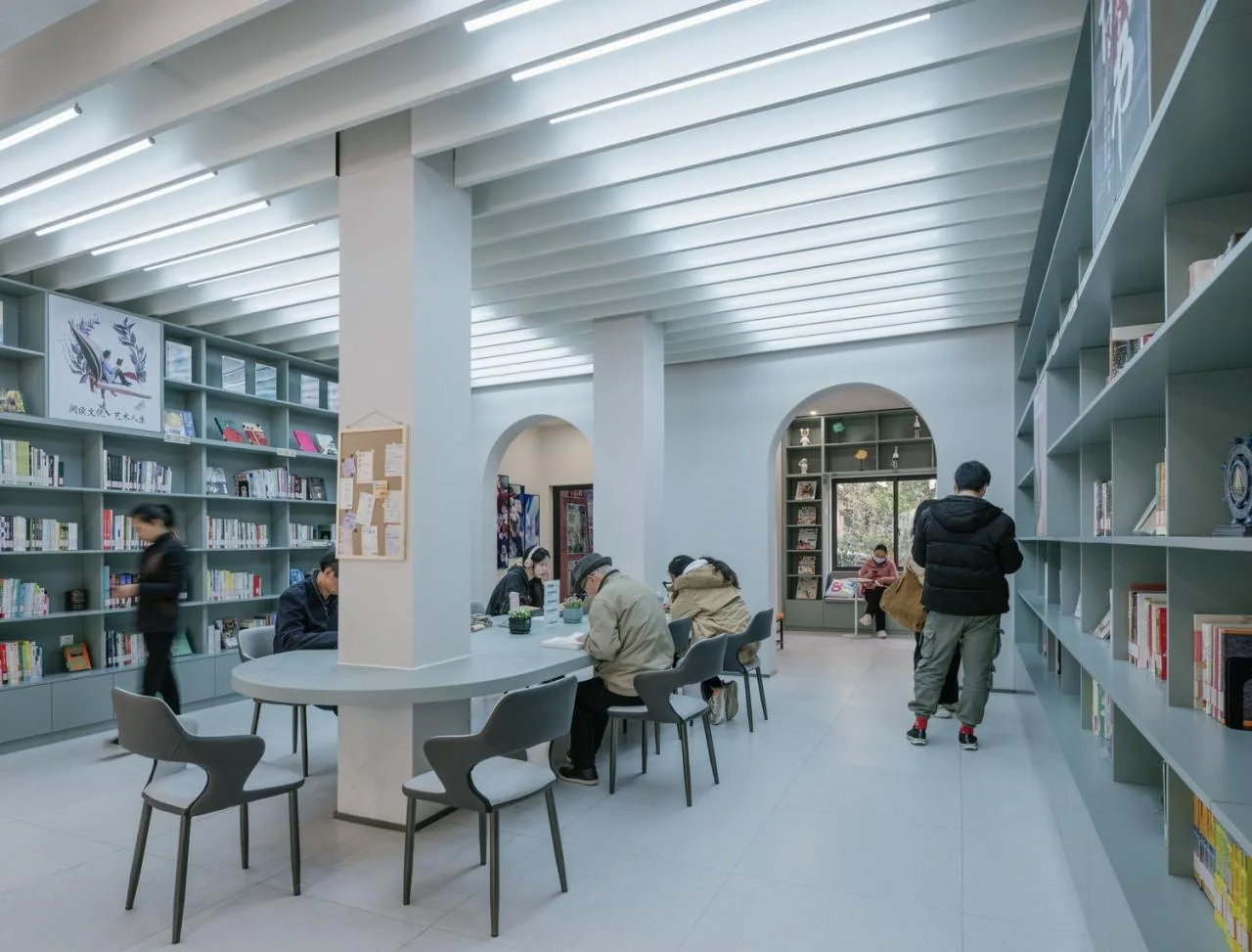 BIM Architecture | Shanghai Xingle Road City Bookstore: Bookish Neighborhood, 'Soul Station' at Home/San Yi China