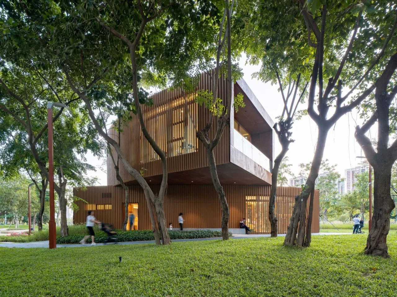 BIM Architecture | Dashahe Ecological Corridor Circular Tree House/Yishu Architecture Studio