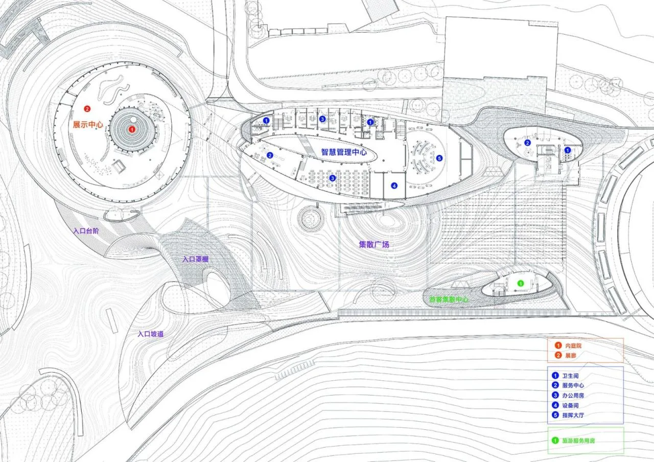 BIM Architecture | Jiuzhaigou Valley Scenic and Historic Interest Area Valley Entrance Three dimensional Tourist Service Center/Tsinghua University Architectural Design and Research Institute