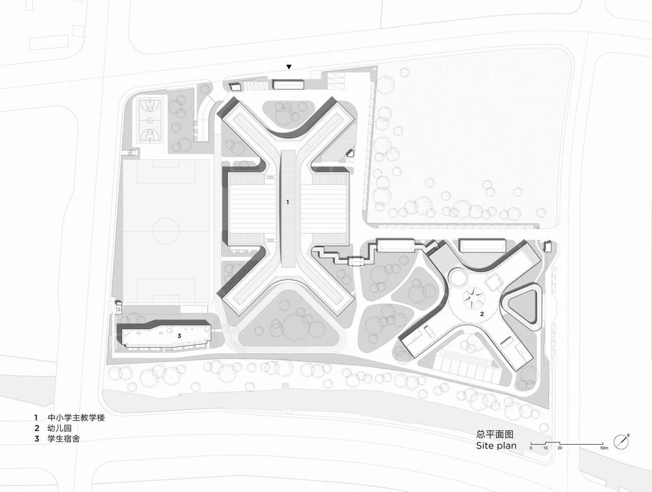 BIM Architecture | Education Hub: HIS Hangzhou International School/Zhu Peidong line+Architecture Firm gad